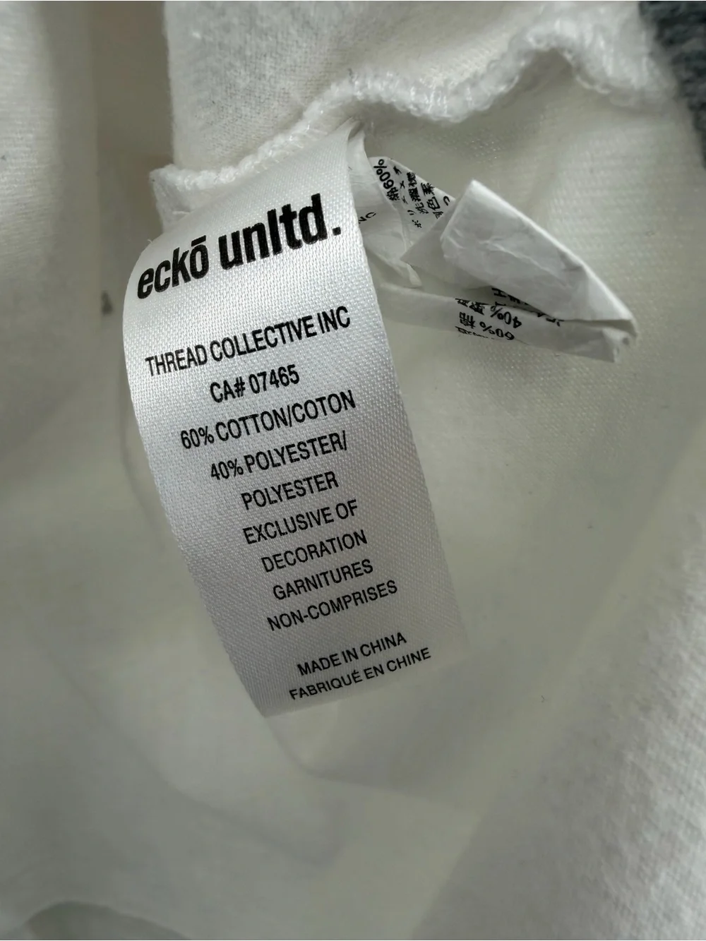 Ecko Unltd. Racing Black White & Red Colorblock Graphic Tee - large